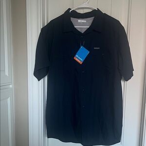 Columbia Men's Navy Short Sleeve Shirt